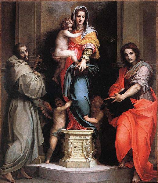 The Madonna of the Harpies was Andrea major contribution to High Renaissance art.